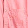 Cămașă supradimensionată din poplin din bumbac organic Cămașă supradimensionată din poplin din bumbac organic