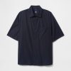 Cămașă supradimensionată din poplin din bumbac organic