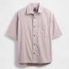 Cămașă supradimensionată din poplin din bumbac organic Cămașă supradimensionată din poplin din bumbac organic