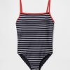 Costum de baie dintr-o bucată cu gât pătrat Costum de baie dintr-o bucată cu gât pătrat