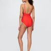 Costum de baie dintr-o singură piesă cu decupaj cu noduri Costum de baie dintr-o singură piesă cu decupaj cu noduri