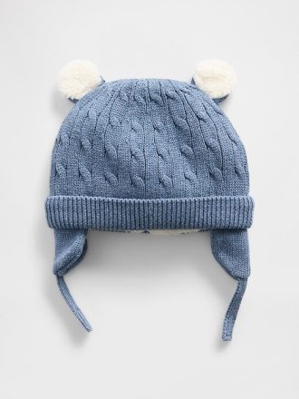 Căptușeală Sherpa pentru copii, tricot cu cablu