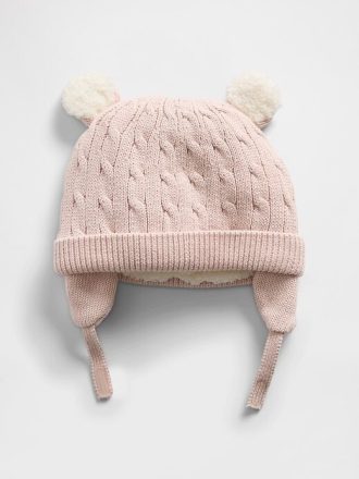 Căptușeală Sherpa pentru copii, tricot cu cablu