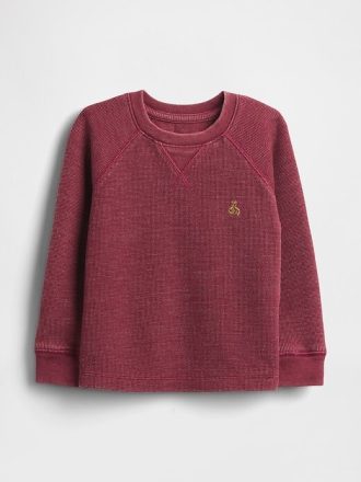 Crewneck texturat pentru bebeluși și copii mici