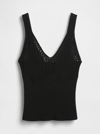 Croșetat Pulover Crop Tank Top