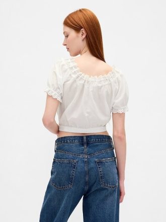 Crop Top cu ochiuri