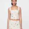 Crop Top din amestec de in Crop Top din amestec de in