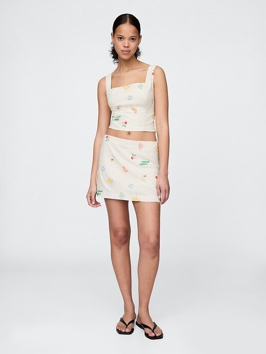 Crop Top din amestec de in Crop Top din amestec de in