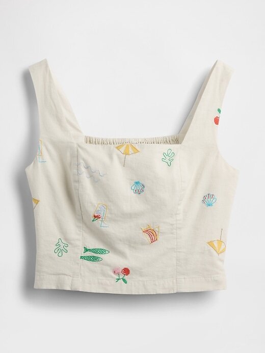 Crop Top din amestec de in Crop Top din amestec de in