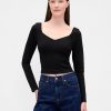 Crop Top Ponte Sweetheart Crop Top Ponte Sweetheart