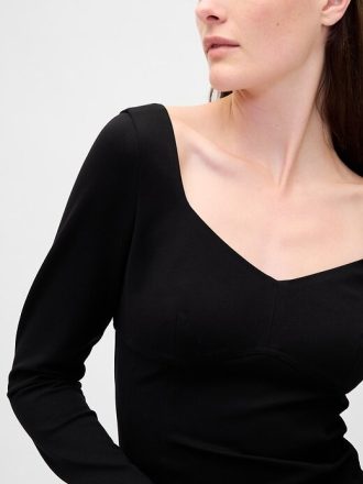 Crop Top Ponte Sweetheart