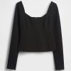 Crop Top Ponte Sweetheart Crop Top Ponte Sweetheart