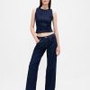 Denim Crop Shell Tank Top Denim Crop Shell Tank Top