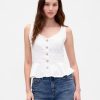 Denim Peplum Tank Top Denim Peplum Tank Top