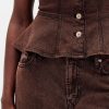 Denim Peplum Tank Top Denim Peplum Tank Top
