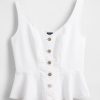 Denim Peplum Tank Top Denim Peplum Tank Top