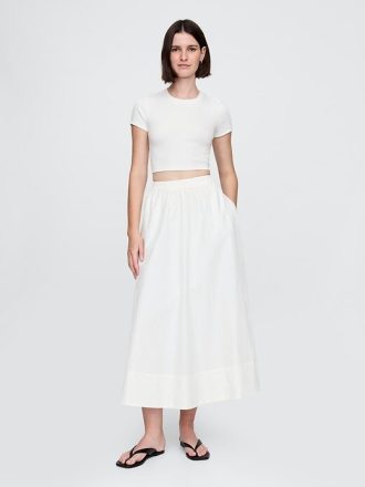 Fusta Maxi din Poplin