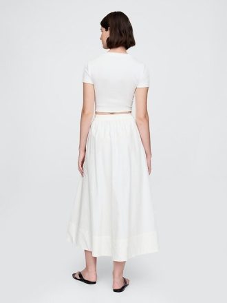 Fusta Maxi din Poplin