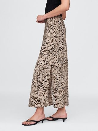 Fusta Maxi Slip Crepe Fusta Maxi Slip Crepe