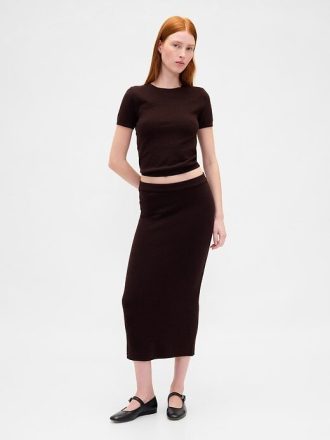 Fusta midi elastică CashSoft
