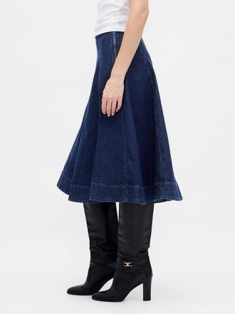 Fusta Midi Lalea Denim