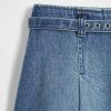Fusta mini cu curea denim Fusta mini cu curea denim