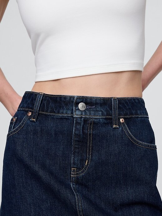 Fusta mini denim Fusta mini denim