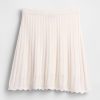 Fusta mini Pointelle 100% bumbac Fusta mini Pointelle 100% bumbac