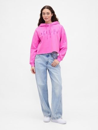 Gap × BÉIS Hanorac crop supradimensionat