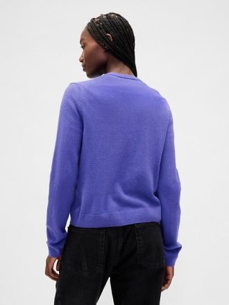 Gap × Cardiganul CashSoft Skull de la Disney Tim Burton Coșmar înainte de Crăciun