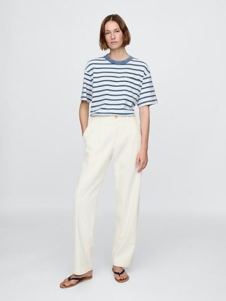 Gap × DÔEN Pantaloni denim plisați pentru adulți