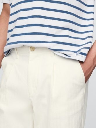 Gap × DÔEN Pantaloni denim plisați pentru adulți