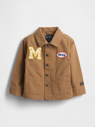 Gap × Disney Baby & Toddler Jachetă Mickey Mouse Canvas Chore