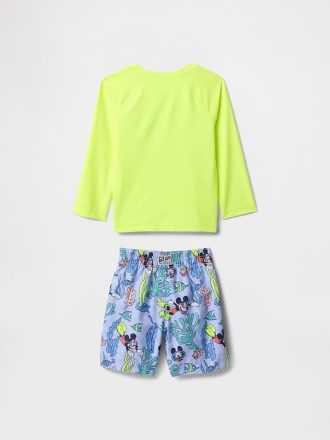 Gap × Disney Baby & Toddler Rash Guard înot în două piese