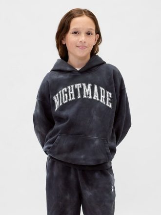Gap × Hanocul cu capota cu grafic VintageSoft pentru copii Coșmar înainte de Crăciun de la Disney Tim Burton