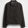 Gap × Jacheta din denim cu dungi The Nightmare Before Christmas Tim Burton de la Disney