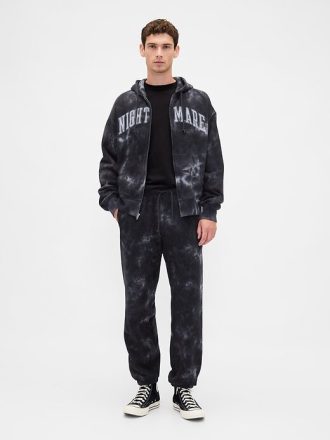 Gap × Joggeri largi cu craniu greoi, de la Disney Tim Burton, The Nightmare Before Christmas