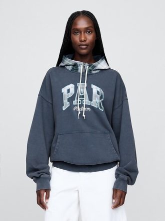 Gap × Malbon pentru adulți Heavyweight French Terry Logo Hoodie