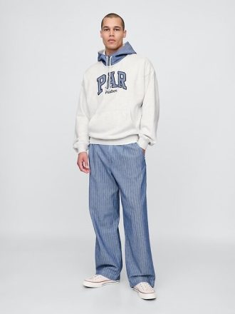 Gap × Malbon pentru adulți Heavyweight French Terry Logo Hoodie