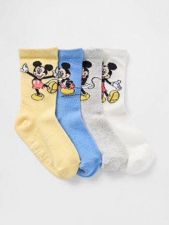 Gap × șosete Disney pentru bebeluși și copii mici (pachet de 4)