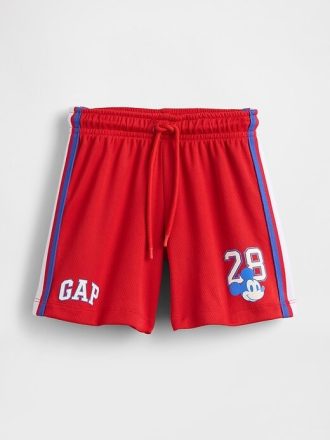 Gap × Pantaloni scurți din plasă reciclată Disney pentru bebeluși și copii mici
