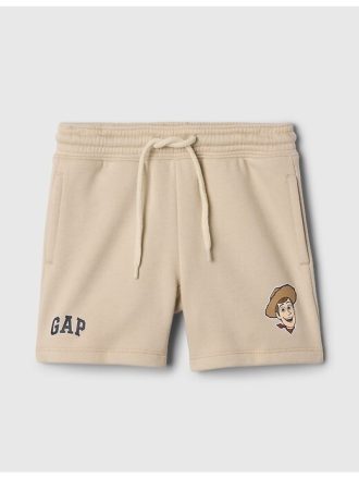 Gap × Pantaloni scurți pentru transpirație VintageSoft Disney pentru bebeluși și copii mici