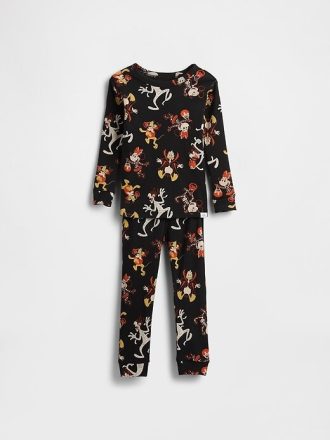 Gap × Set pijama de Halloween pentru bebeluși și copii mici din bumbac periat organic