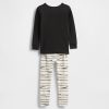 Gap × Set pijama de Halloween pentru bebeluși și copii mici din bumbac periat organic Gap × Set pijama de Halloween pentru bebeluși și copii mici din bumbac periat organic
