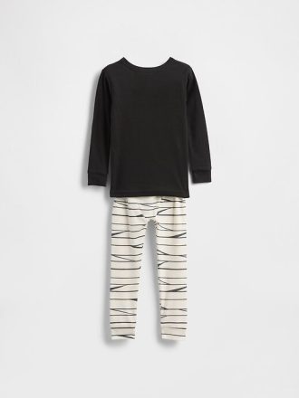Gap × Set pijama de Halloween pentru bebeluși și copii mici din bumbac periat organic