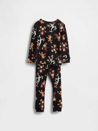 Gap × Set pijama de Halloween pentru bebeluși și copii mici din bumbac periat organic