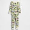 Gap × Set PJ Disney pentru bebeluși și copii mici din bumbac periat organic Gap × Set PJ Disney pentru bebeluși și copii mici din bumbac periat organic