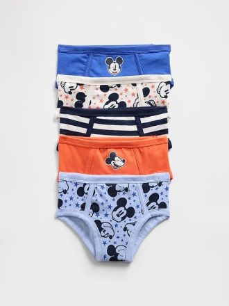 Gap × Slip din bumbac elastic elastic pentru copii mici Disney (pachet de 5)