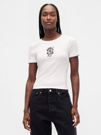 Gap × Tricou modern mic și mic de la Disney Tim Burton, Coșmar înainte de Crăciun