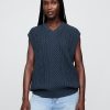 Gap × Vestă de pulover din tricot cu cablu Malbon Gap × Vestă de pulover din tricot cu cablu Malbon